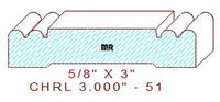 Chair Rail 3" - 51