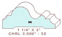 Chair Rail 3" - 52