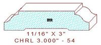 Chair Rail 3" - 54