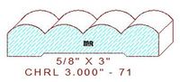 Chair Rail 3" - 71