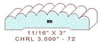 Chair Rail 3" - 72