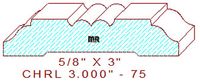Chair Rail 3" - 75 Chair Rail 3" - 75
