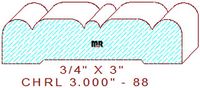 Chair Rail 3" - 88 Chair Rail 3" - 88