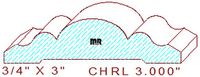 Chair Rail 3" Chair Rail 3"