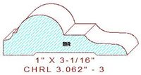 Chair Rail 3-1/16" - 3 Chair Rail 3-1/16" - 3