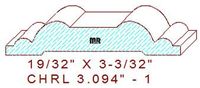 Chair Rail 3-3/32" - 1