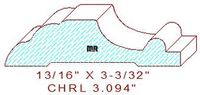 Chair Rail 3-3/32" Chair Rail 3-3/32"
