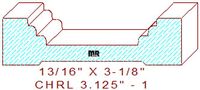 Chair Rail 3-1/8" - 1