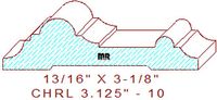 Chair Rail 3-1/8" - 10 Chair Rail 3-1/8" - 10