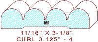 Chair Rail 3-1/8" - 4 Chair Rail 3-1/8" - 4