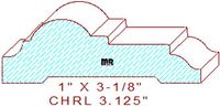 Chair Rail 3-1/8" Chair Rail 3-1/8"