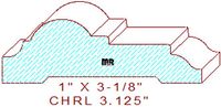 Chair Rail 3-1/8"