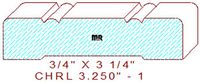 Chair Rail 3-1/4" - 1 Chair Rail 3-1/4" - 1