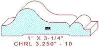 Chair Rail 3-1/4" - 10 Chair Rail 3-1/4" - 10