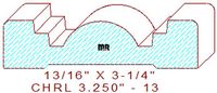 Chair Rail 3-1/4" - 13 Chair Rail 3-1/4" - 13