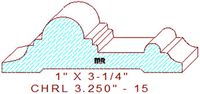 Chair Rail 3-1/4" - 15 Chair Rail 3-1/4" - 15