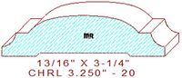 Chair Rail 3-1/4" - 20 Chair Rail 3-1/4" - 20