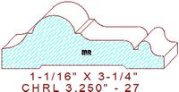 Chair Rail 3-1/4" - 27 Chair Rail 3-1/4" - 27