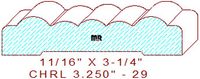 Chair Rail 3-1/4" - 29 Chair Rail 3-1/4" - 29