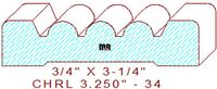 Chair Rail 3-1/4" - 34 Chair Rail 3-1/4" - 34