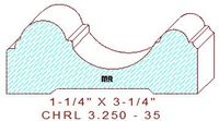 Chair Rail 3-1/4" - 35 Chair Rail 3-1/4" - 35
