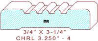 Chair Rail 3-1/4" - 4 Chair Rail 3-1/4" - 4