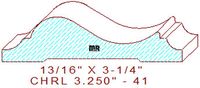 Chair Rail 3-1/4" - 41 Chair Rail 3-1/4" - 41