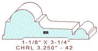 Chair Rail 3-1/4" - 42 Chair Rail 3-1/4" - 42