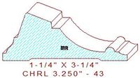 Chair Rail 3-1/4" - 43 Chair Rail 3-1/4" - 43