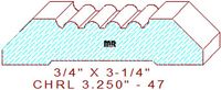 Chair Rail 3-1/4" - 47 Chair Rail 3-1/4" - 47