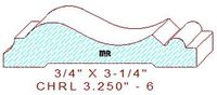 Chair Rail 3-1/4" - 6 Chair Rail 3-1/4" - 6