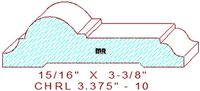 Chair Rail 3-3/8" - 10 Chair Rail 3-3/8" - 10