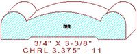 Chair Rail 3-3/8" - 11 Chair Rail 3-3/8" - 11