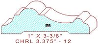 Chair Rail 3-3/8" - 12 Chair Rail 3-3/8" - 12