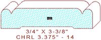Chair Rail 3-3/8" - 14 Chair Rail 3-3/8" - 14