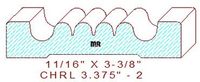 Chair Rail 3-3/8" - 2 Chair Rail 3-3/8" - 2