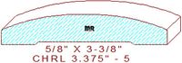 Chair Rail 3-3/8" - 5 Chair Rail 3-3/8" - 5