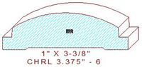 Chair Rail 3-3/8" - 6 Chair Rail 3-3/8" - 6