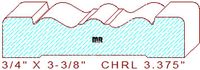 Chair Rail 3-3/8" Chair Rail 3-3/8"
