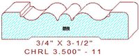 Chair Rail 3-1/2" - 11 Chair Rail 3-1/2" - 11