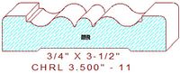 Chair Rail 3-1/2" - 11