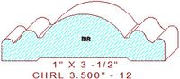 Chair Rail 3-1/2" - 12