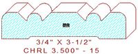 Chair Rail 3-1/2" - 15 Chair Rail 3-1/2" - 15