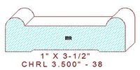 Chair Rail 3-1/2" - 38 Chair Rail 3-1/2" - 38