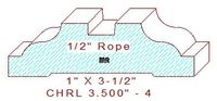 Chair Rail 3-1/2" - 4 Chair Rail 3-1/2" - 4