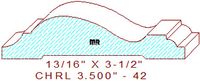 Chair Rail 3-1/2" - 42