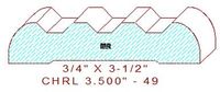 Chair Rail 3-1/2" - 49 Chair Rail 3-1/2" - 49