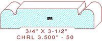 Chair Rail 3-1/2" - 50