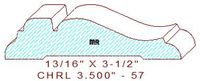 Chair Rail 3-1/2" - 57 Chair Rail 3-1/2" - 57