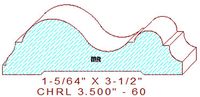 Chair Rail 3-1/2" - 60